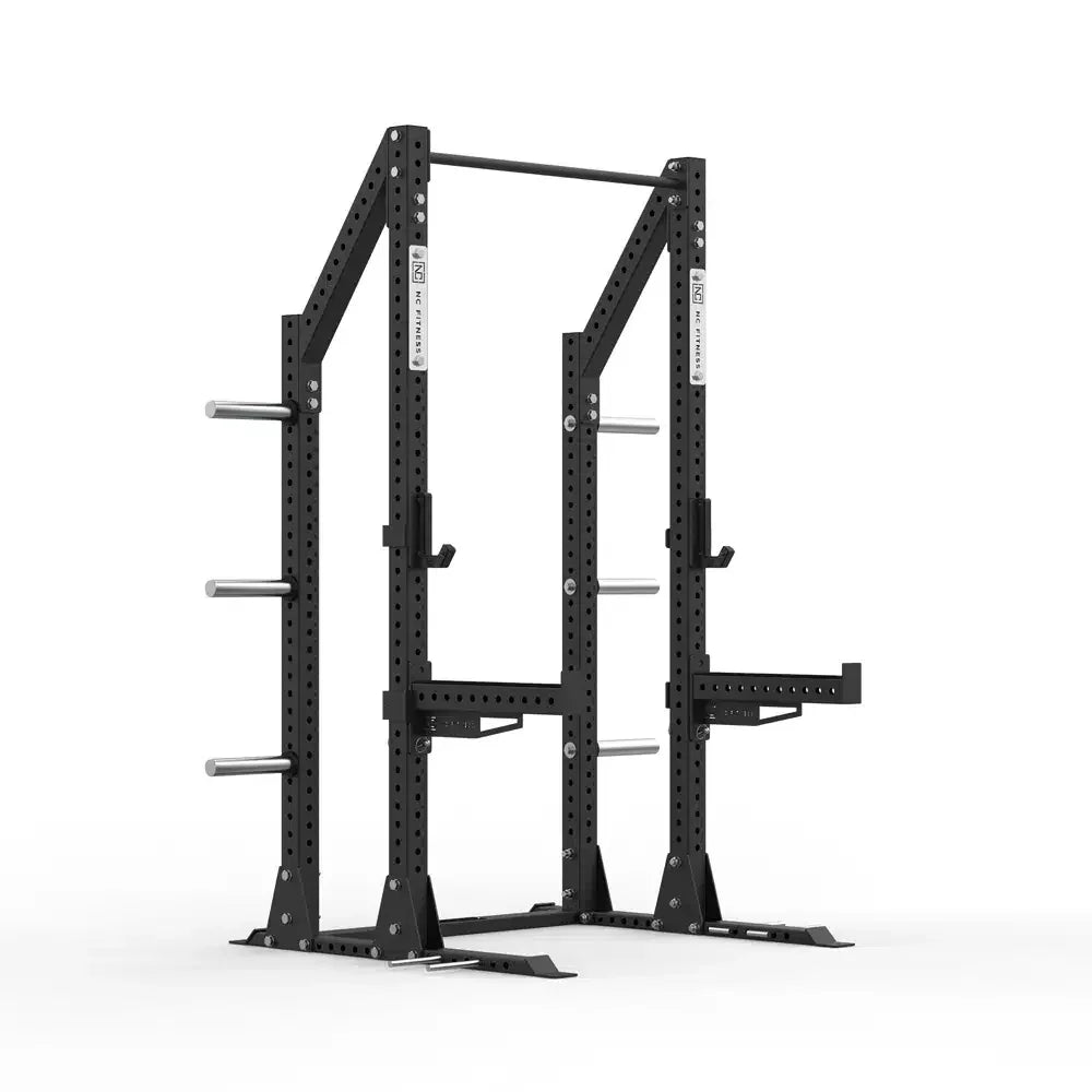 NC FITNESS HR Series Half Rack 3 black commercial gym power rack