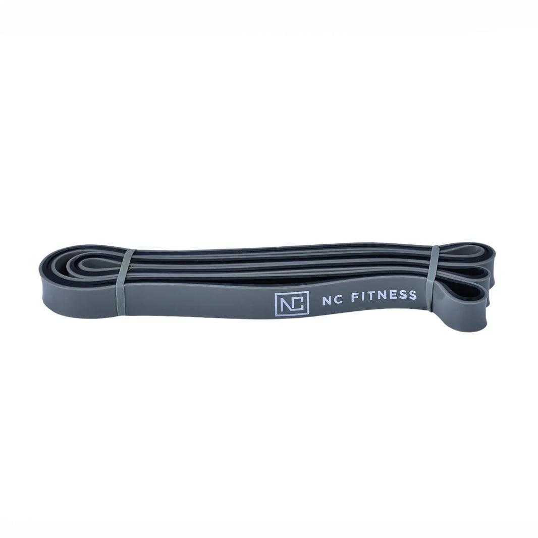 Folded grey NC Fitness resistance band