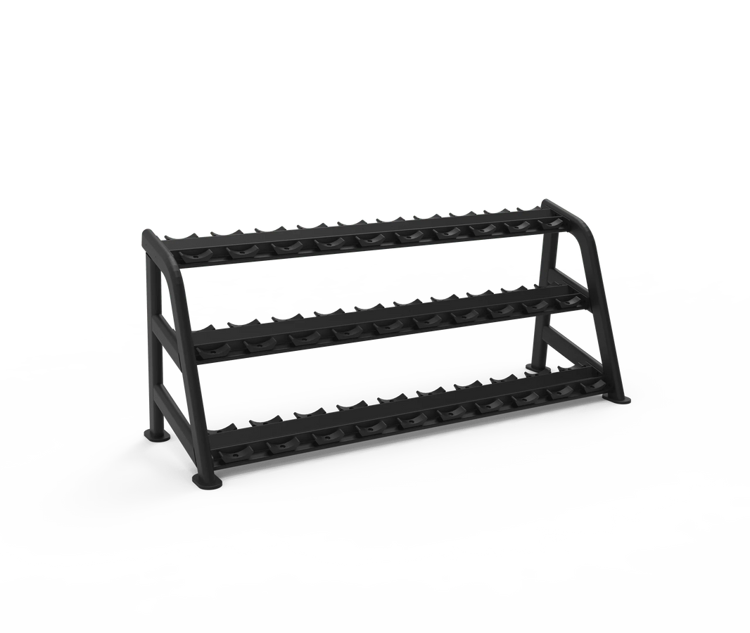 Commercial multi-tier heavy duty weight plate storage rack