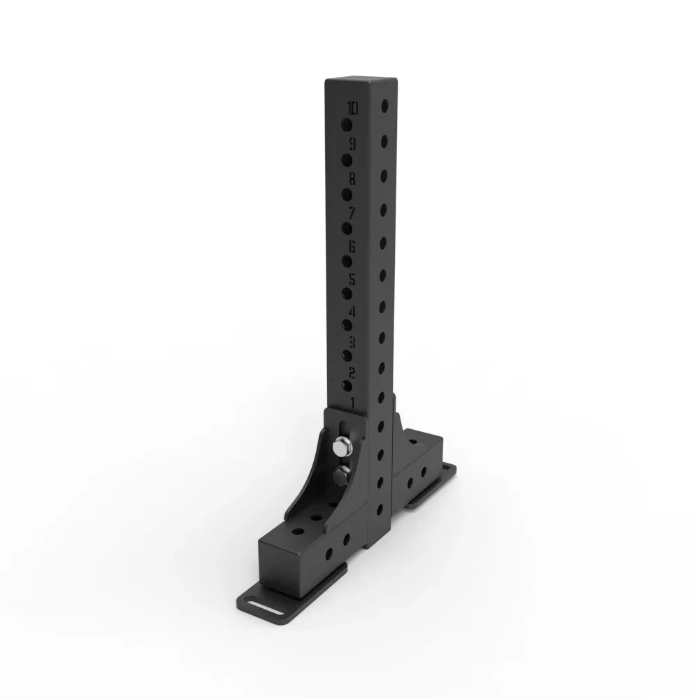 NC Fitness Modular Racking Upright 750mm in black steel for commercial gym equipment