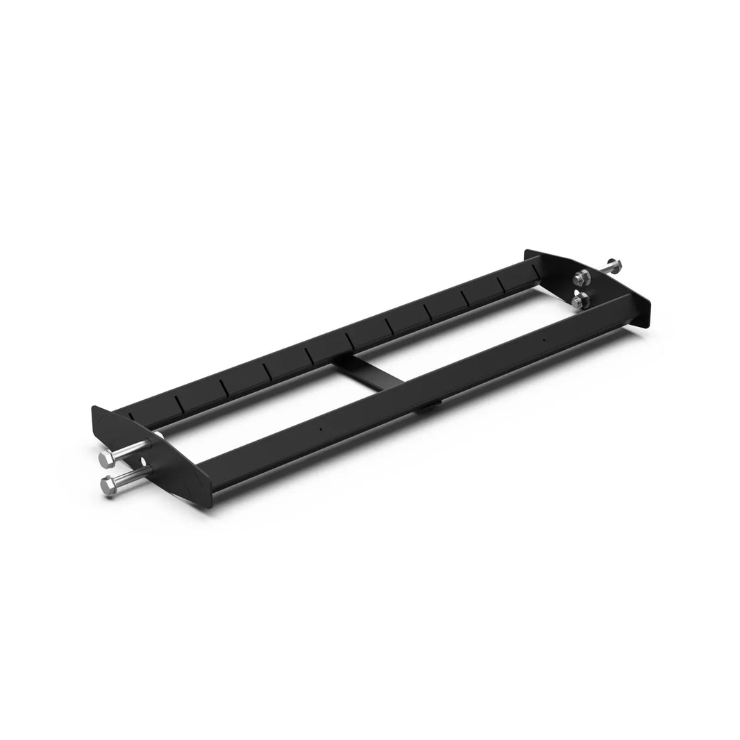 NC Fitness 1080mm modular black metal ball and plate storage rack.