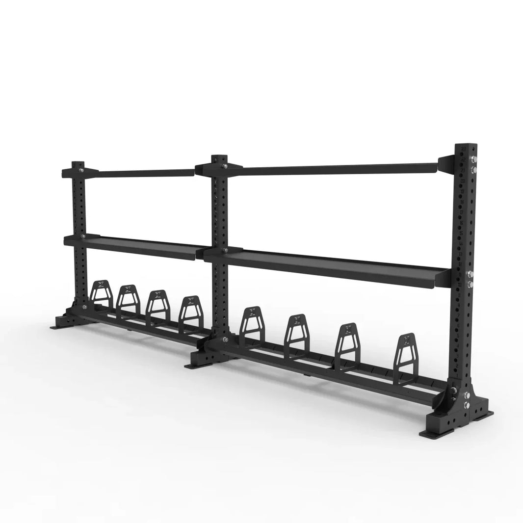NC - BOM Modular Racking V2-8 commercial gym weight storage rack
