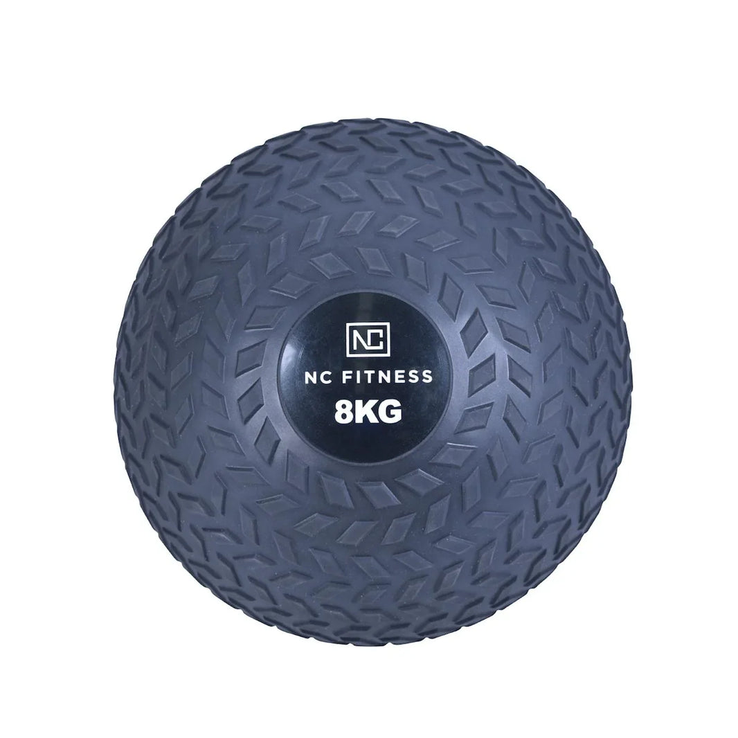 NC Fitness 8kg weighted medicine ball with textured grip surface