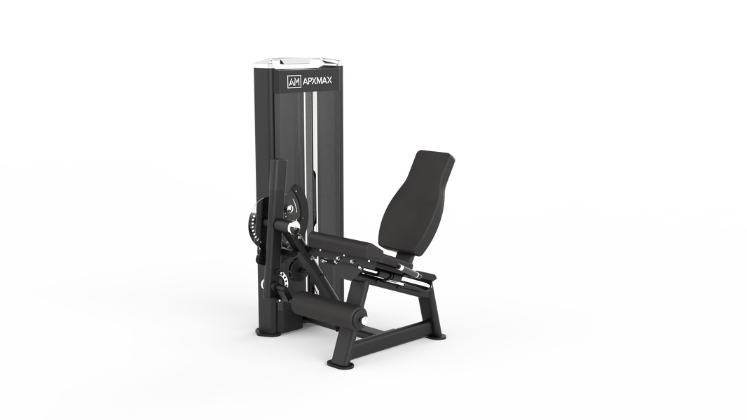 APXMAX commercial leg extension and leg curl machine for gym strength training