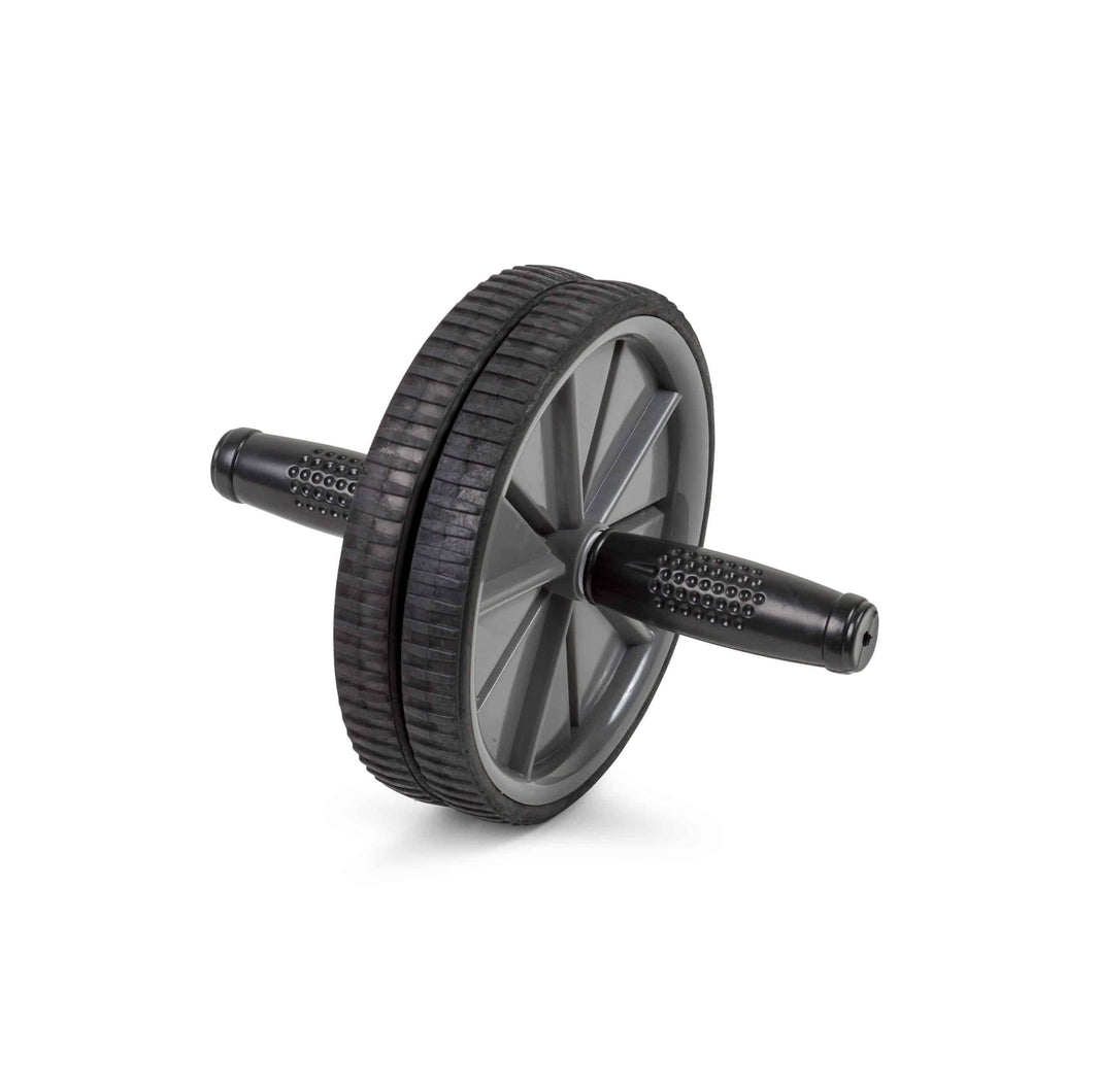Abdominal wheel exerciser with non-slip handles for core strength training