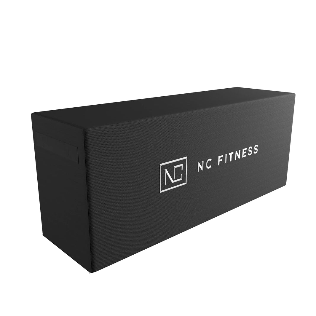 Black NC Fitness foam utility box for commercial gym training