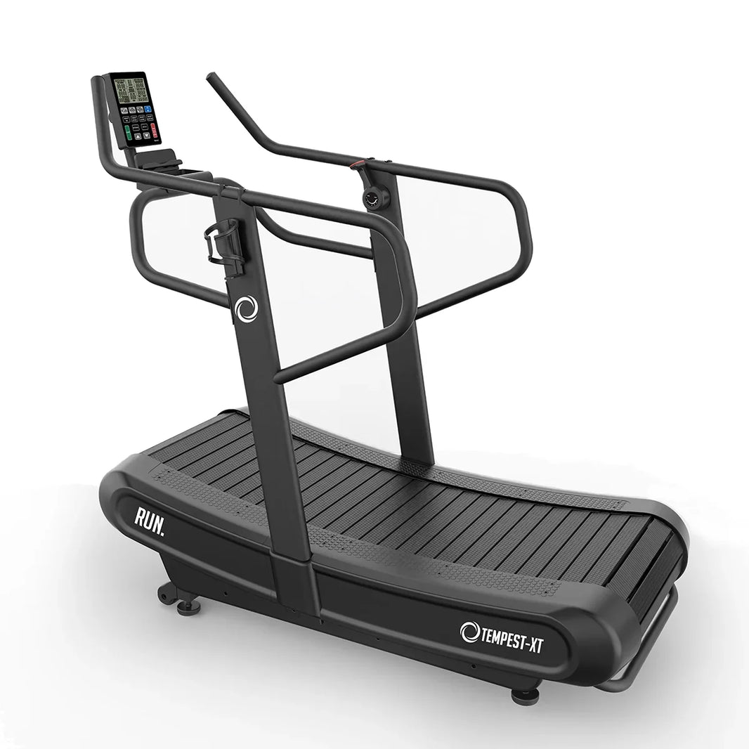 Tempest Runner non-motorised curved treadmill for commercial gym training