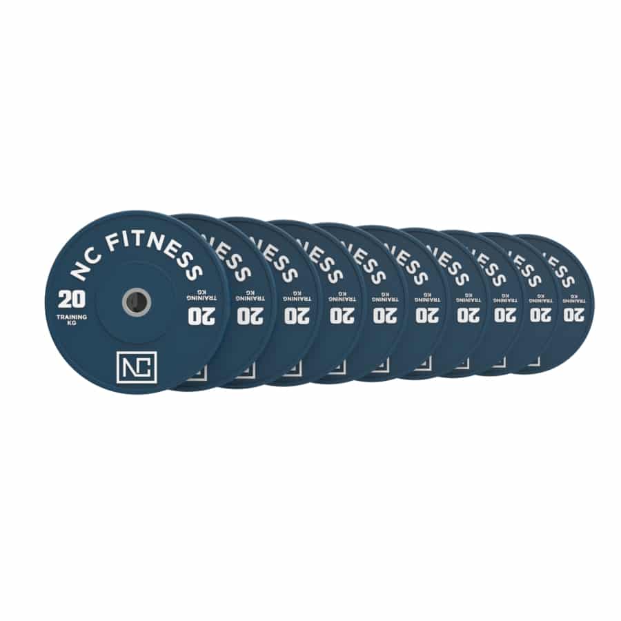 Bumper Plates 20kg x 10 (200KG Total)