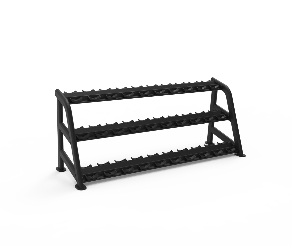 6 Series commercial 2 tier dumbbell rack