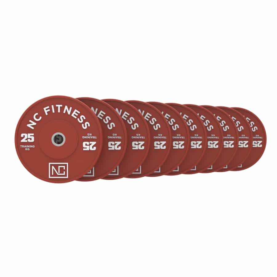 Bumper Plates 25kg x 10 (250KG Total)