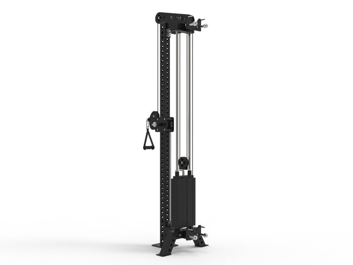 H-Series Single Station Functional Trainer includes Foot plate and Knee Pad