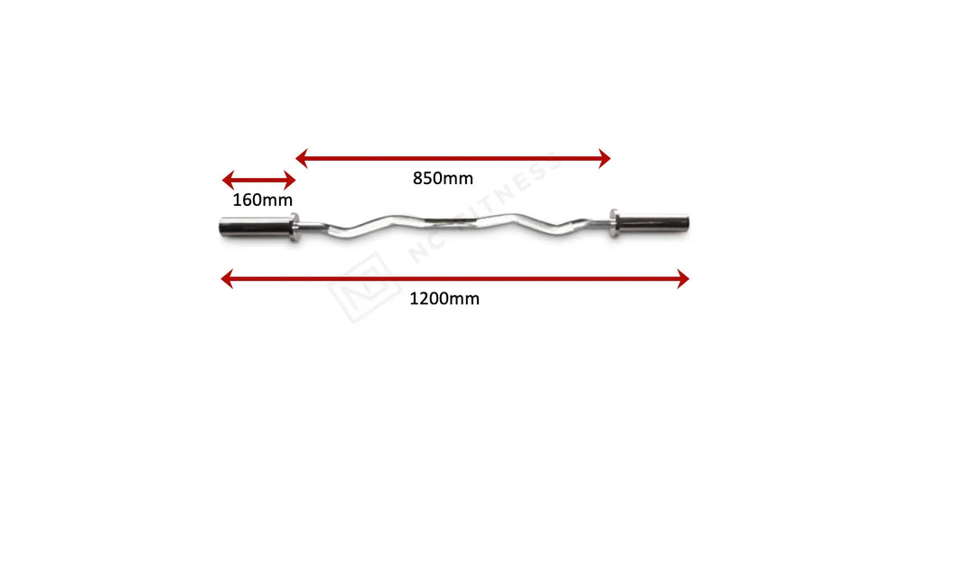 Olympic EZ Hard Chrome Curl Bar