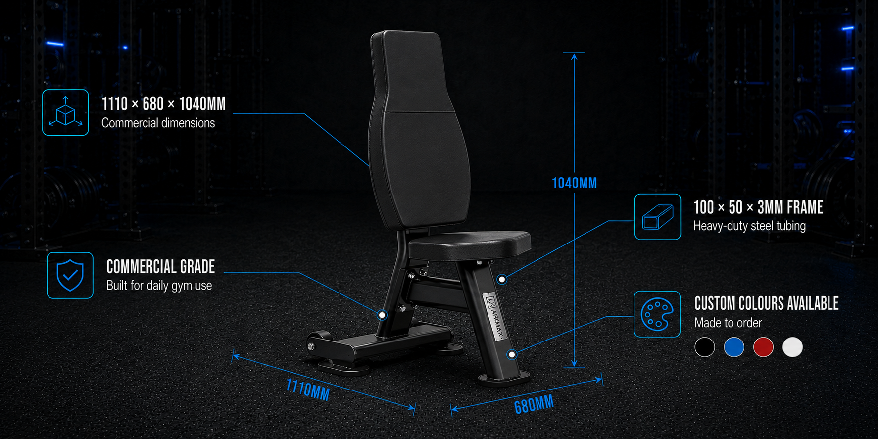 8 Series - 90 Degree Bench