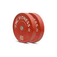 Bumper Plate 25kg Red x 2