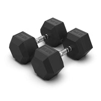 Rubber Hex Dumbbell (Pair)