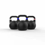 NC Fitness competition kettlebell set featuring 8kg, 10kg, and 12kg weights