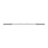 Full length perspective of NC Fitness 20Kg Hard Chrome Olympic Power Bar