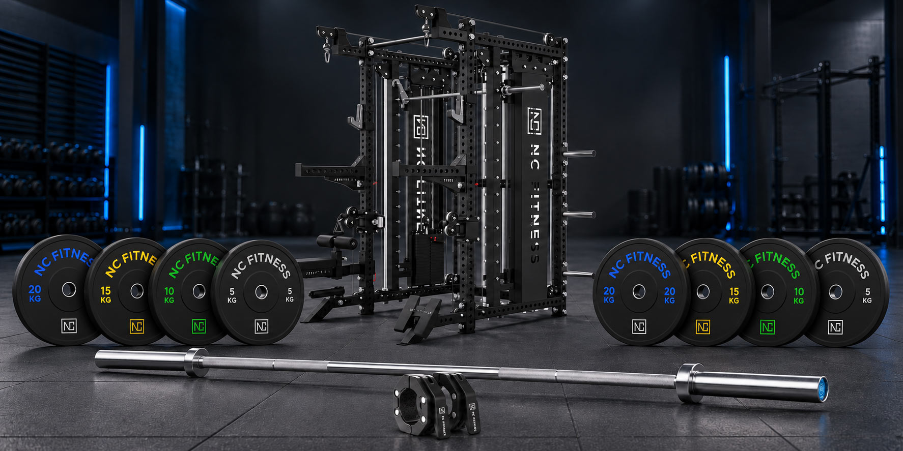 Free 100KG Weight Set with Smith Machine Purchase